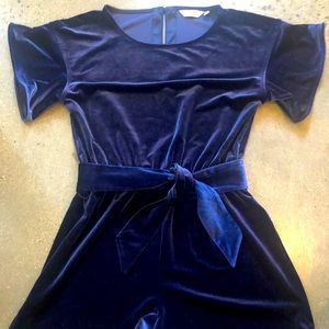 Vineyard Vines, velvet romper, medium